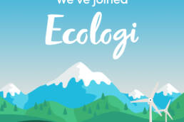 We've joined Ecologi logo